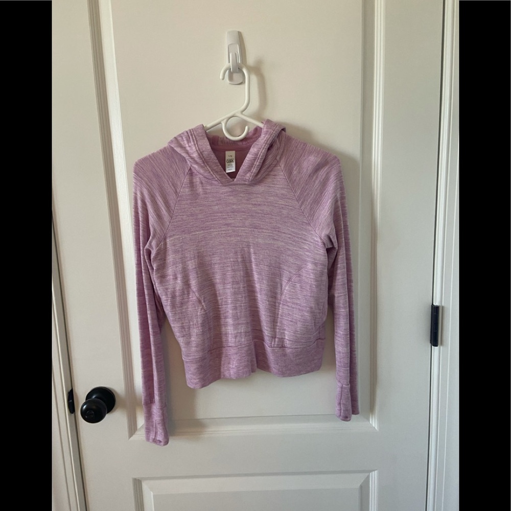Athleta girl cropped sweatshirt
